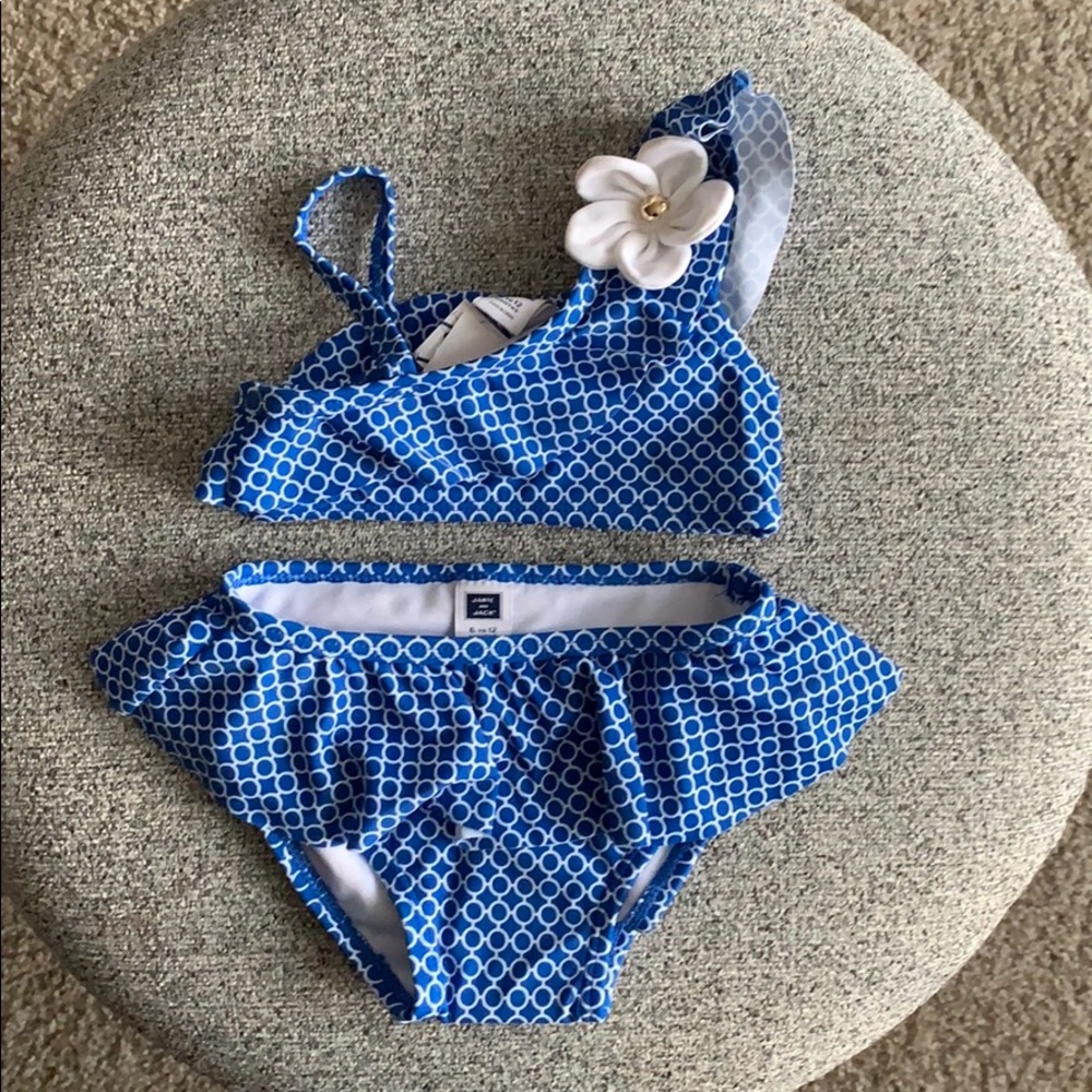 SOLD- Janie and Jack 2 Piece Swimsuit and Cover Up